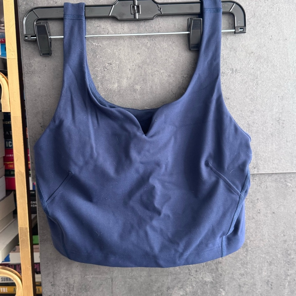 Lululemon Wunder Under Train Tank - Navy Matching Set